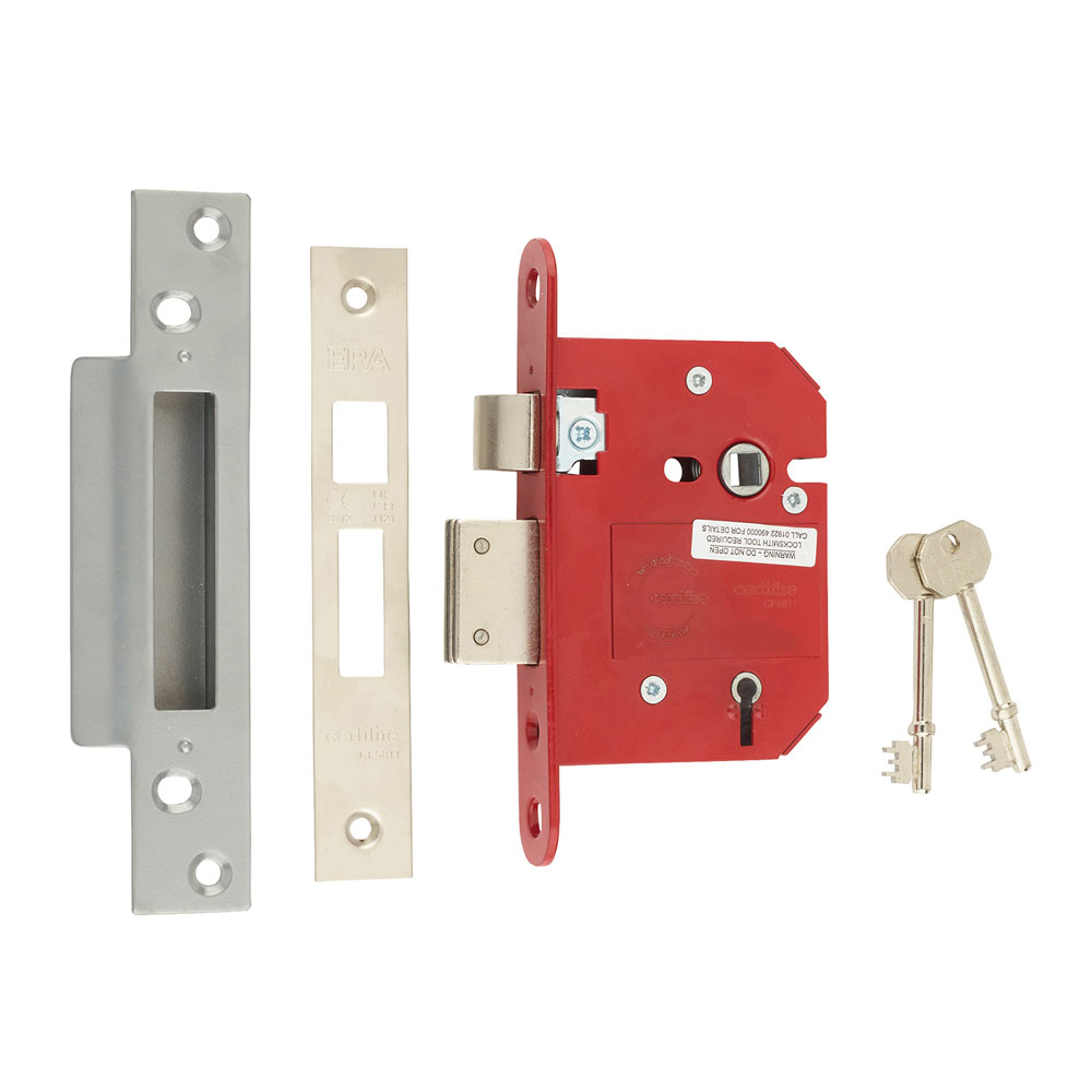 ERA Fortress 3 Inch Sash Lock - Satin Chrome